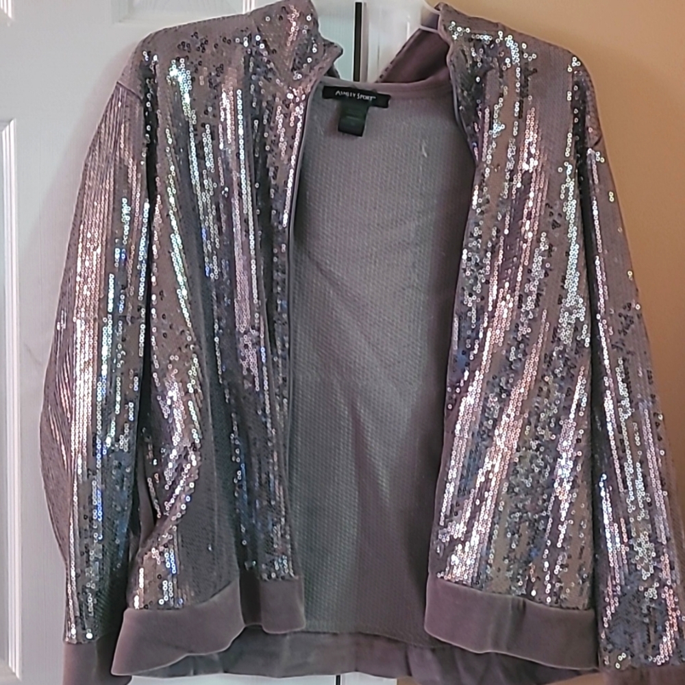 Silver Sequin Jacket